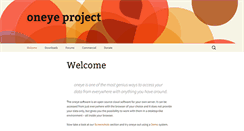 Desktop Screenshot of oneye-project.org