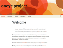 Tablet Screenshot of oneye-project.org